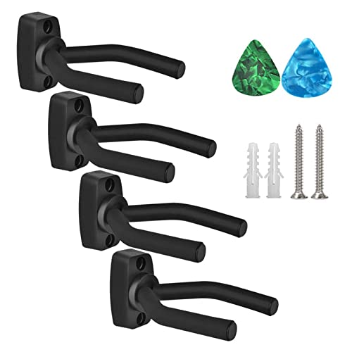 SHUIYUE 4 pièces cintres de Guitare Support Mural Support de Guitare Guitare ukulélé Affichage de Soutien de Basse… - Les Beatles, Paul McCartney, John Lennon, RIngo Starr, George Harrison SHUIYUE 4 pièces cintres de Guitare Support Mural Support de Guitare Guitare ukulélé Affichage de Soutien de Basse…
