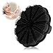 Silicone Body Scrubber Shower Brush, Exfoliating Body Wash Scrubbers for All Skin Types, Ergonomic No-Slip Handle, Body Brush for Showering (Black)