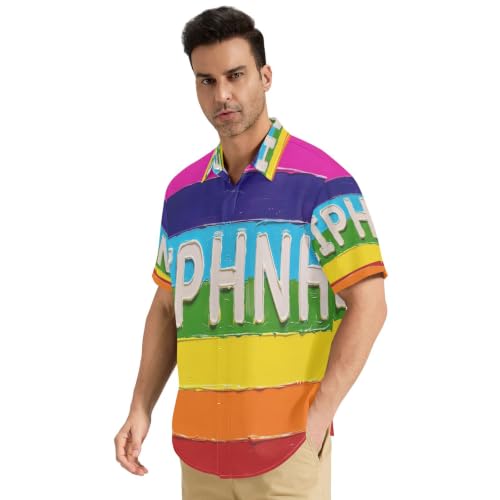 Chemise homme Greekrainbowpeaceflag S la solution anti-pli pour rester élégant sans repassage