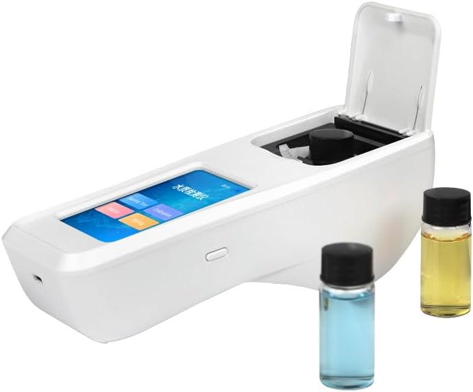 8-in-1 Pool Water Quality Tester - Fast Accurate Digital Monitor, Portable Touchscreen Tester for Swimming Pool, Spa, Hot Tub, Water Park & Indoor/Outdoor Pools