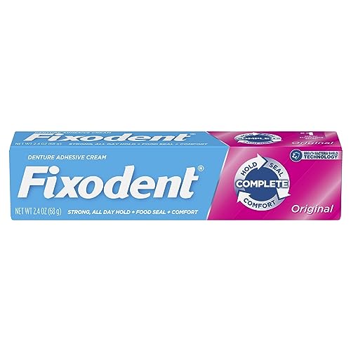 Fixodent Denture Adhesive Cream, Original, 2.4 oz.