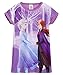 Disney Frozen Camicia da Notte Bambina, Pigiama Bambine 3-12 Anni con Principesse Anna Ed Elsa, Abbigliamento Frozen Maniche Corte, Idea Regalo Compleanno Ragazza (4-5 Anni)