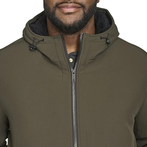 Image of DOCKERS Men's Softshell Sherpa Lined Bomber Jacket (Standard and Big & Tall)
