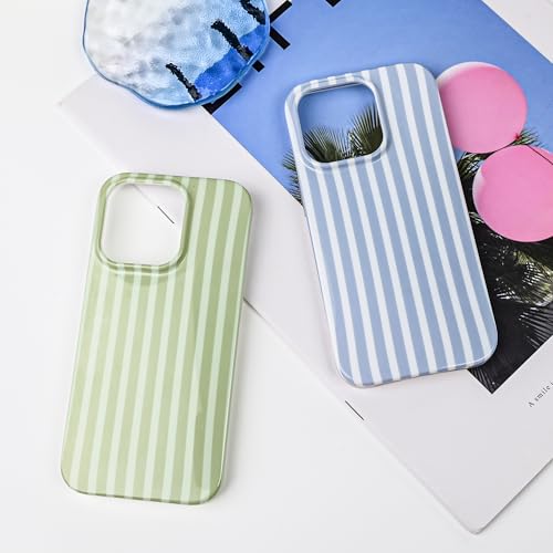 SleekCover Cute Striped Case for iPhone 15 Pro Max 6.7",Blue by SleekCover - Used condition - Image 8