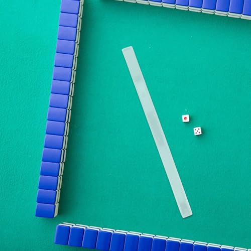 Mini rack para fichas de Mahjong 8 piezas miniatura 7