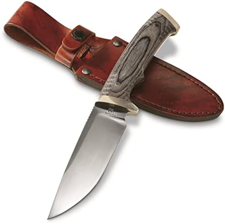 Old Timer Heritage Series 169OT fixed blade knife with laminate wood handle