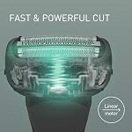 Panasonic ESLT2B imperméable 3-Blade Rasoir électrique pour hommes avec moteur linéaire ultra-rapide, noir