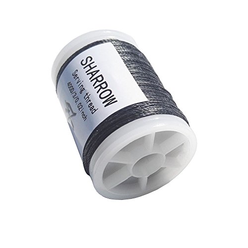 Sharrow Archery Serving Thread Bowstring Serving Material 131 Yards For Tying Peep Sight Nock Maintenance Accessories (Black) #TOP5