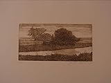  Günther Harmsen. Original-Radierung. Landschaft. Signiert und numeriert