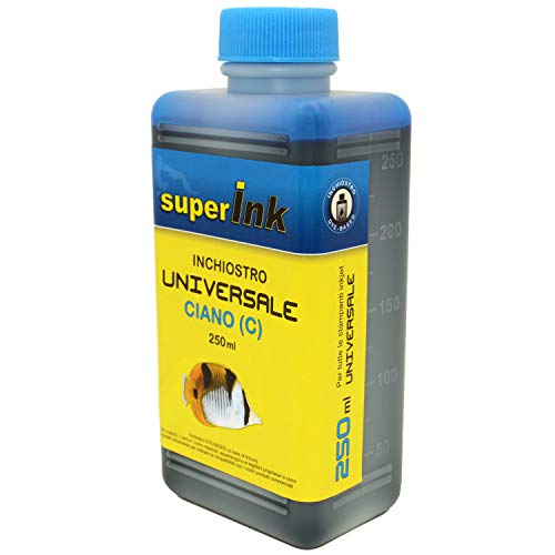 250ml-Cian-Tinta-superInk-Universal-para-la-Recarga-de-Las-impresoras-de-inyeccion-de-Tinta-jeringa-10ml-con-Aguja-y-Tapa