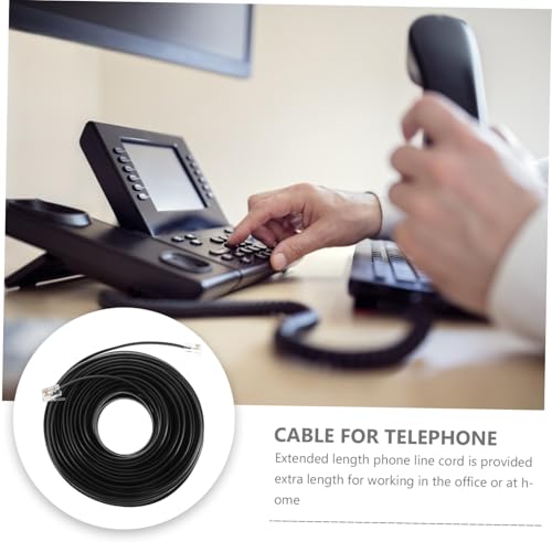Cable telefónico RJ11 de cobre con interfaz protegida para comunicación estable 6