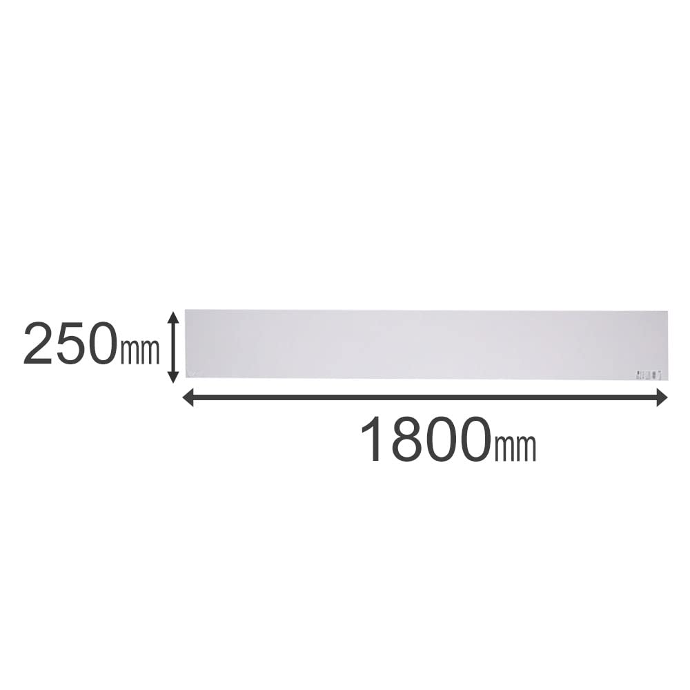 Amazon | コーナン オリジナル カラー棚板 ホワイト 約1800×16×250mm 