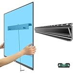 Aetubree Studless Drywall TV Mount,No Drill TV Wall Mount for 26-55 inch Flat Screen TVs, Ultra Slim TV Wall Brackets for Universal TV Up to 80lbs, VESA 400x400mm, No Stud, +5° Tilt, Easy Install