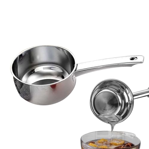 Mestolo per acqua 3 misure - mestoli per zuppa, mestolo cucchiaio per acqua | Mestoli in acciaio con manico lungo | Fondo, qualità alimentare, adatto per acquas, zuppa e riscaldamento