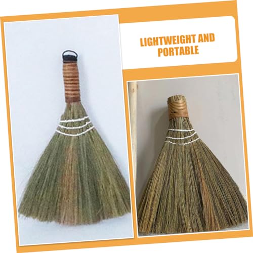 KICHOUSE 2stücke Handgefertigter Strohbesen Zimmerbesen Aus Natürlichen Materialien Kleiner Schreibtischbesen Für Tägliche Multifunktionaler Staubentfernungsbesen Für Küche Und Büro – Bild 7