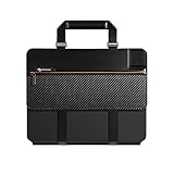 PITAKA Tablet Tasche Kompatibel mit Magic Keyboard für iPad Pro 12.9 Zoll Laptoptasche aus Carbon Gewebe Tragbar Minimalistisch iPad Tasche für iPad mit Magic Keyboard [FlipBook Case] Schwarz