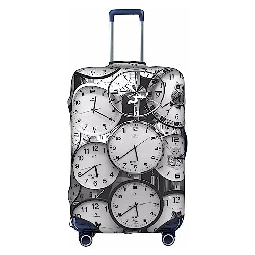 Housse de protection anti-poussière pour valise M zippée blanche Dehiwi