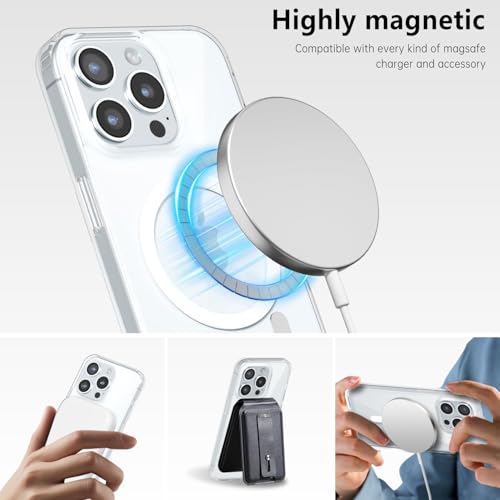 Image of Ultra-Hybrid Back Cover Case for iPhone 11 Pro Compatible with Wireless Charging | 360 Protection | Crystal Clear Hard Back Cover Case for iPhone 11 Pro (Clear Magsafe)