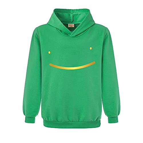 Youtube Gamer Dream SMP Smile Sweat à capuche pour garçons et filles, Vert 1, 9-10 ans Cover