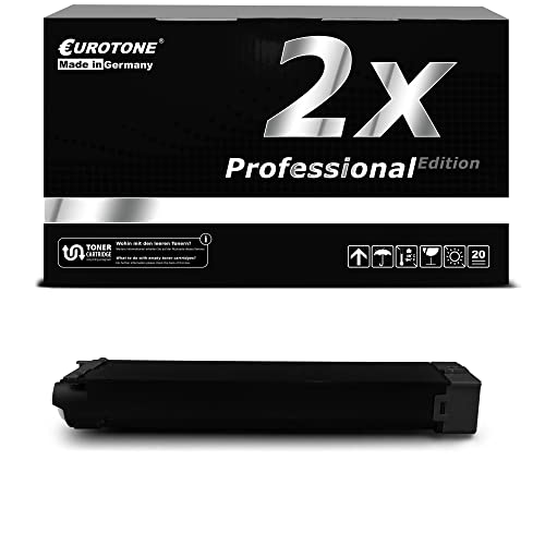 Toner MXC38GTB noir compatible pour corriger les impressions ternes sur Sharp MX-B400