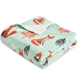 VIELSEITIGE NUTZUNGSSZENARIEN ： Babydecke in 75 x 100 cm ist perfekt zum Schlafen, für Kinderwagen, Krankenpflege, Spucktücher. Ideal auch für Pelzbabys oder Erwachsene. Bedecken Sie Ihre Beine im Büro oder unterwegs mit dem perfekten letzten Schliff