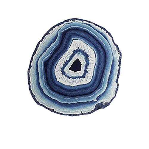 Tapis de table basse effet cercle d'arbre pour une ambiance de chambre simple