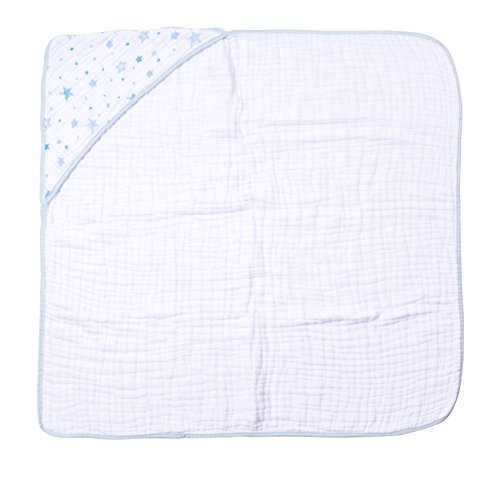 Toalha De Banho Soft Com Capuz, Papi Textil, Azul