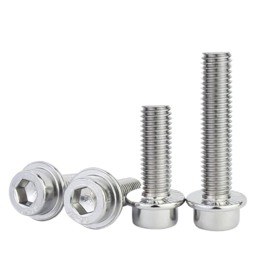 �t�����W�\�P�b�g�w�b�h�L���b�v�X�N�����[ M3 M4 M5 M6 M8 M10 M12 304 A2-70 �X�e�����X�| ���b�V���[�t�� �Z�p���t���{���g ����5mm-60mm(M6(5Pcs),8mm)