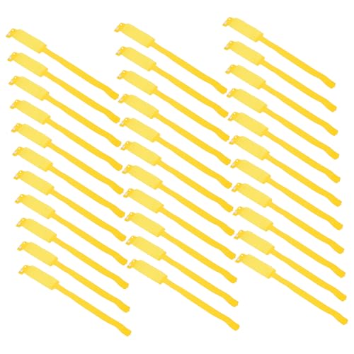 FUNOMOCYA 100pcs PVC Wristbands Medical Id Bracelets for Toddlers Hospital Safe Bright Identification Bracelets