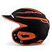 Boombah DEFCON Sleek Profile Matte Two Tone Batting Helmet (CS) NOCSAE Black/Orange - Size Junior 6 1/4