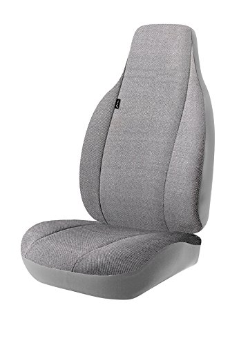 FIA TRS401 Gray Semi-Custom Fit Car Front Seat Cover Bucket Seats - Polypropylene, (Solid Gray) #1