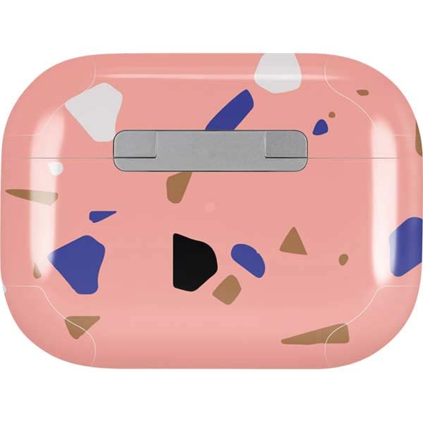 Skinit Decal Audio Skin Compatible with Apple AirPods Pro (2rd Gen, 2022) - Skinit Originally Designed Pink Terrazzo Design