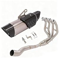 Amazon | FIRECARP ZX-25R バイクマフラー, エキゾーストパイプ