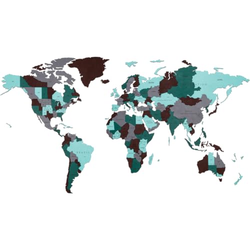 Puzzle adultes World Map S Emerald Planet EWA 114 pièces à monter