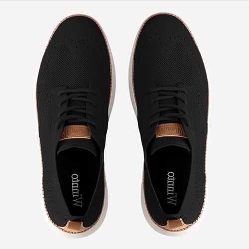 Mens Casual Shoes Breeze Dress Sneakers Oxfords Lightweight Soft Fashion Mesh Walking Shoes4