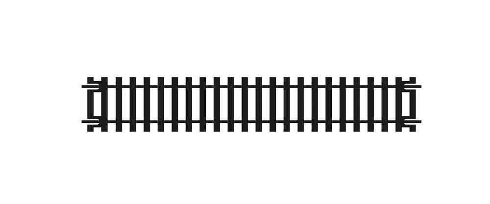 PACK OF 3 - Hornby R600 Straight Track