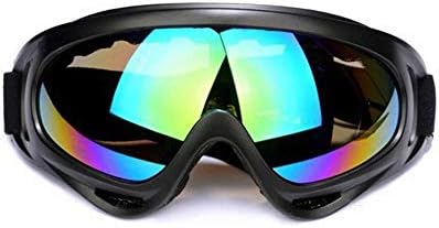 Adult Motocross Motorcycle ATV Dirt Bike Off-road Goggles Eyewear (Colorful lenses)