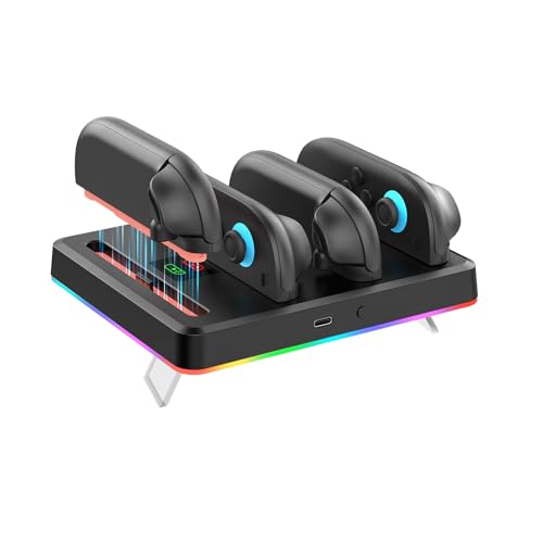Base para Joy-con y estación de carga NexiGo compatible con Nintendo Switch 2 con soporte