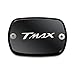 Tmax530 Moto Couvercle de Réservoir de Frein Avant Front Brake Fluid Reservoir Cap pour Yamaha Tmax530 XP530 2012 2013 2014 2015 2016(Noir)