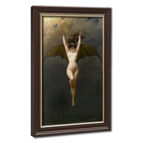 Impression sur toile The Bat Woman Albert Joseph Penot cadre suspendu bureau 40x61 cm