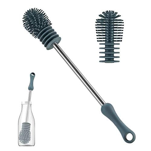 3-teiliges Set Flaschen- & Strohhalmbürsten – Mit Langem Griff Für Babyflaschen, Trinkbecher & Enge Öffnungen
