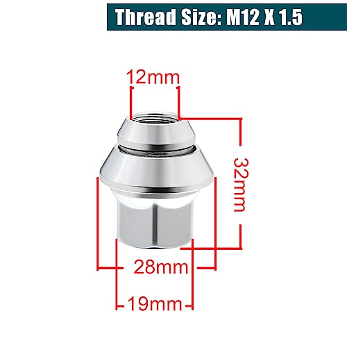 Tuercas M12 x 1,5 para solucionar vibraciones en llantas de Mondeo y Kuga 2
