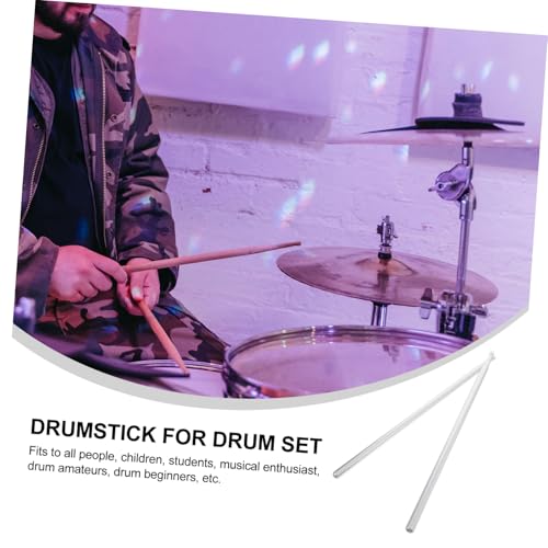 Baquetas de aleación de aluminio para percusión 1 par miniatura 4