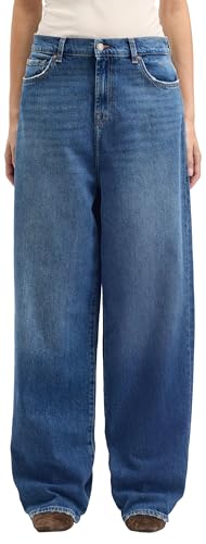 Jean Slouchy Wide 7 For All Mankind en denim premium pour femme