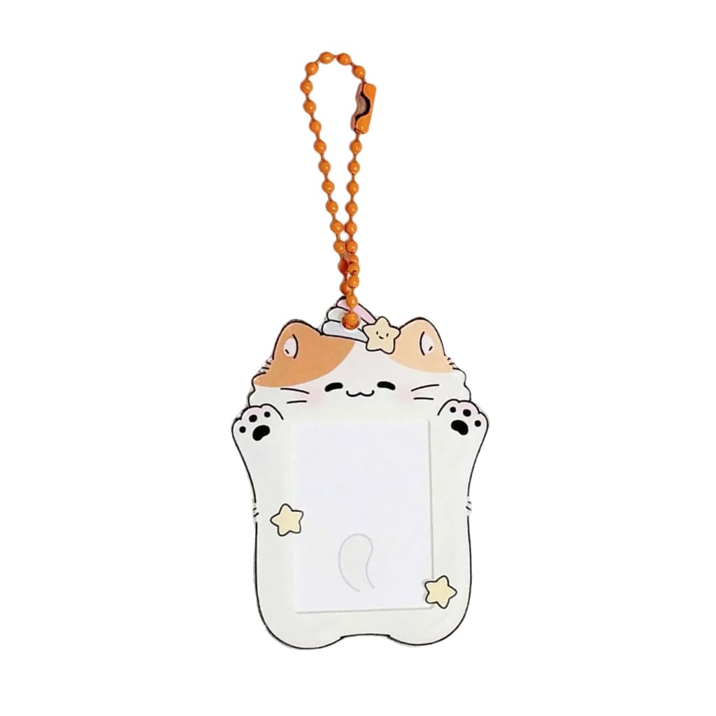 GMBYLBY Photocard Holder Keychain Protector Student Card Protective Sleeve Photo Pendant