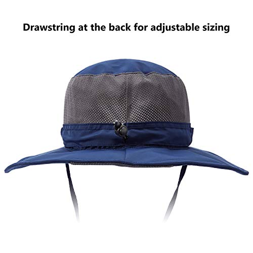 Image of BASSDASH UPF 50+ Sun Fishing Hat Water Resistant with Detachable Neck Flap