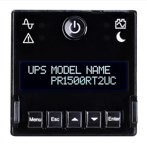 Image of CyberPower PR1500RT2UC Smart App Sinewave UPS Battery Backup and Surge Protector, 1500VA /1500W, 8 Outlets, 2U Rack /Tower, Built-in Cloud Monitoring, UL Certified