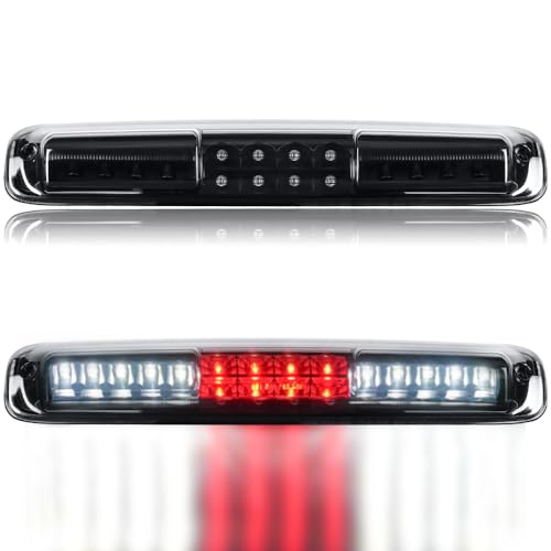 DimFlux 3rd break light cargo led lamp third brake lights assembly high mount stop light,Brakelight Compatible with 1999-2006 Silverado/Sierra