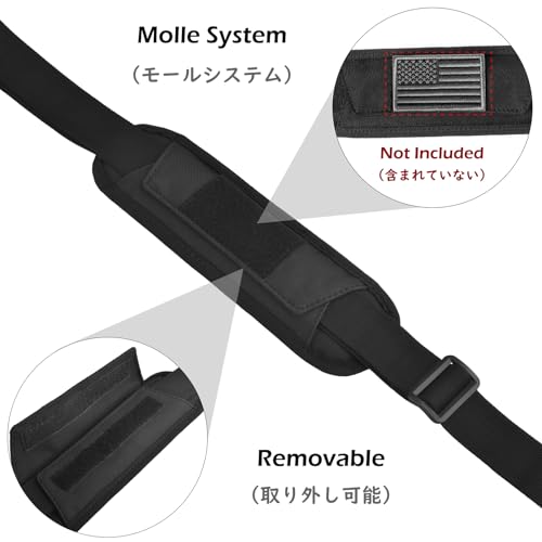 TRIWONDER Correa de Hombro Universal Correa Ajustable de Bolso Bandolera Reemplazo para Bolsa, Equipaje, Computadora, Bolsa Ordenador, Cámara (Negro) - imagen 4