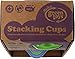 Green Toys Stacking Cups, Purple/Blue/Green - 6 Piece Motor Skills, Building, Stacking Toy Set. Safe for Babies and Toddlers. Dishwasher Safe, Recycled Plastic, Made in USA.